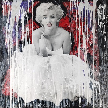 Jan Klein "Marilyn Monroe 1" kunstværket